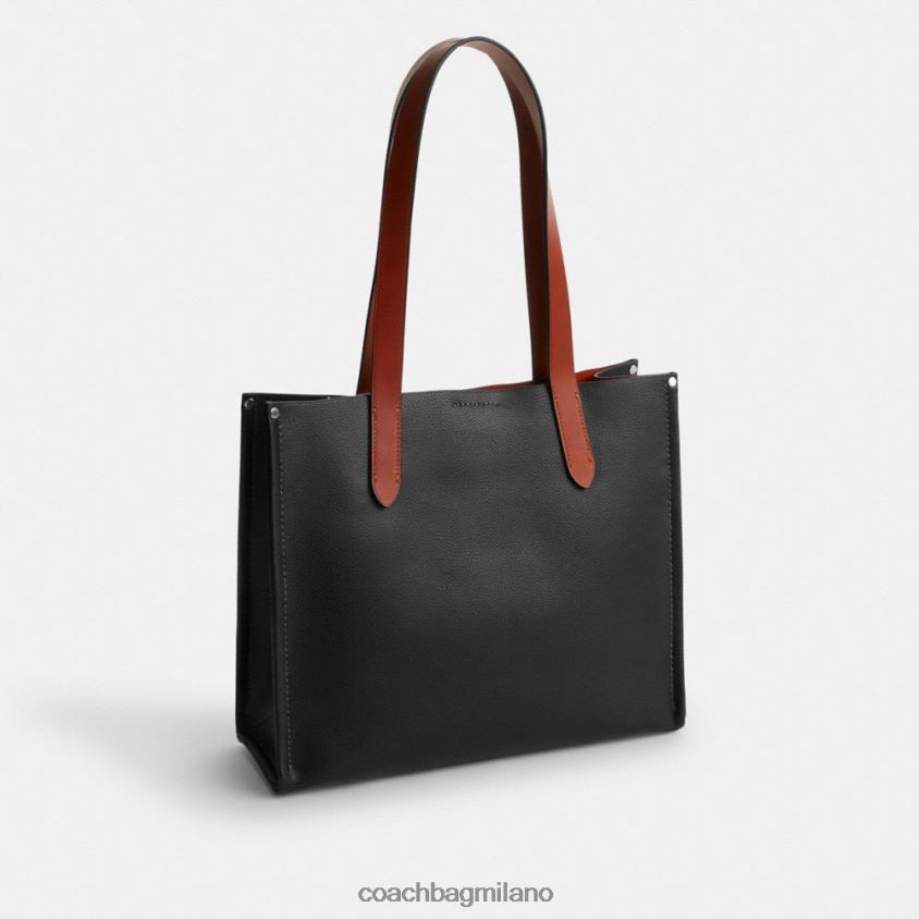 Coach uomini borsa per staffetta cosmic coach 34 con robot nero multiplo. FPN0Z8632
