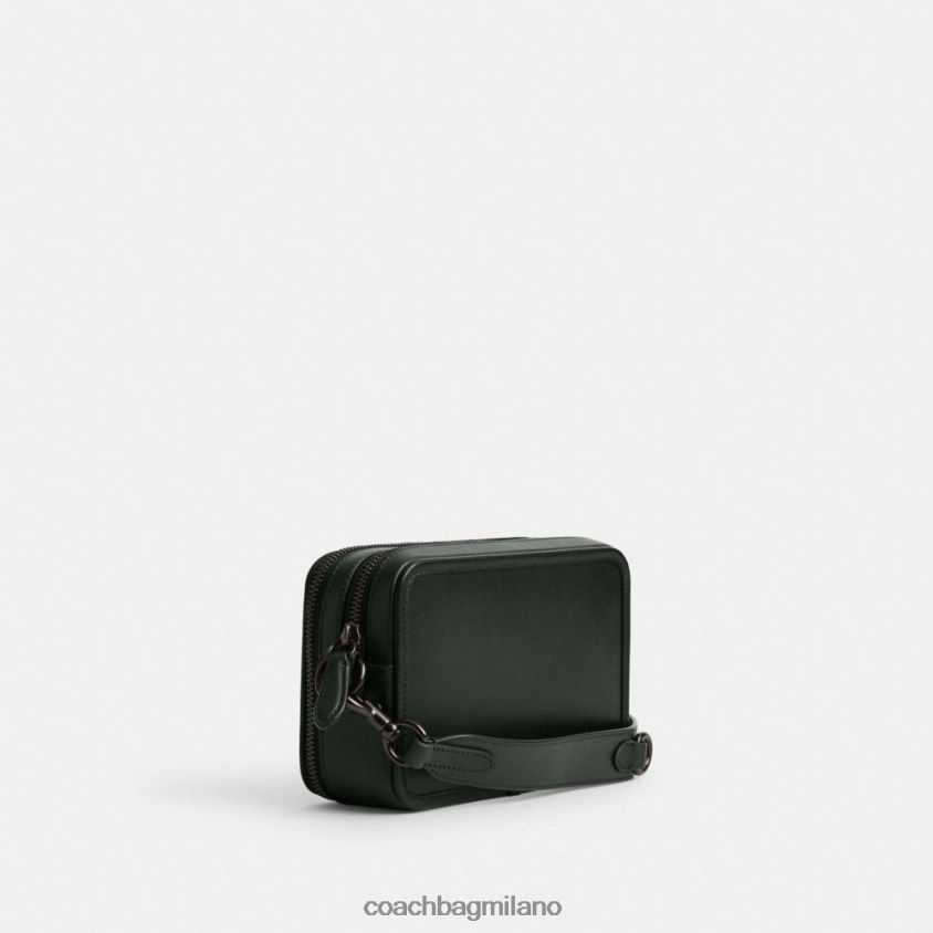 Coach uomini borsa a tracolla charter con custodia ibrida verde amazzonico FPN0Z8669