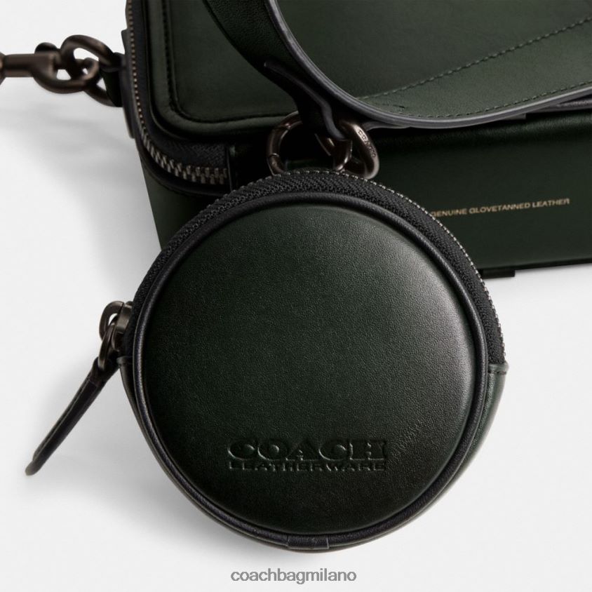Coach uomini borsa a tracolla charter con custodia ibrida verde amazzonico FPN0Z8669