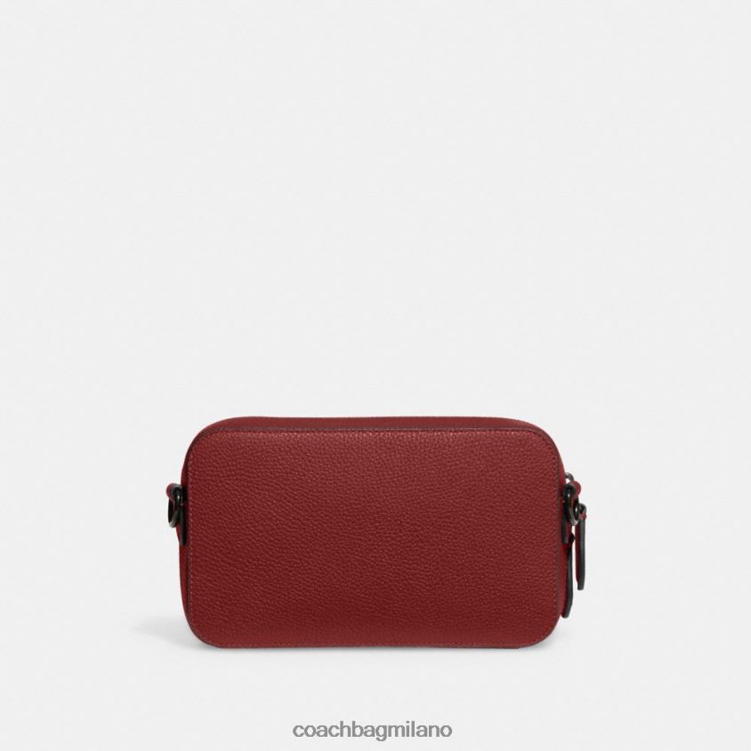 Coach uomini borsa a tracolla sottile charter rosso rubino FPN0Z8649