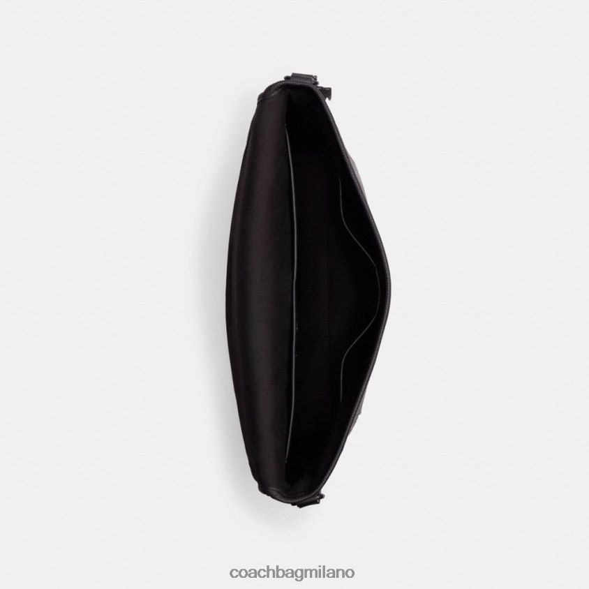 Coach uomini messenger Beck in pelle esclusiva nero FPN0Z8651