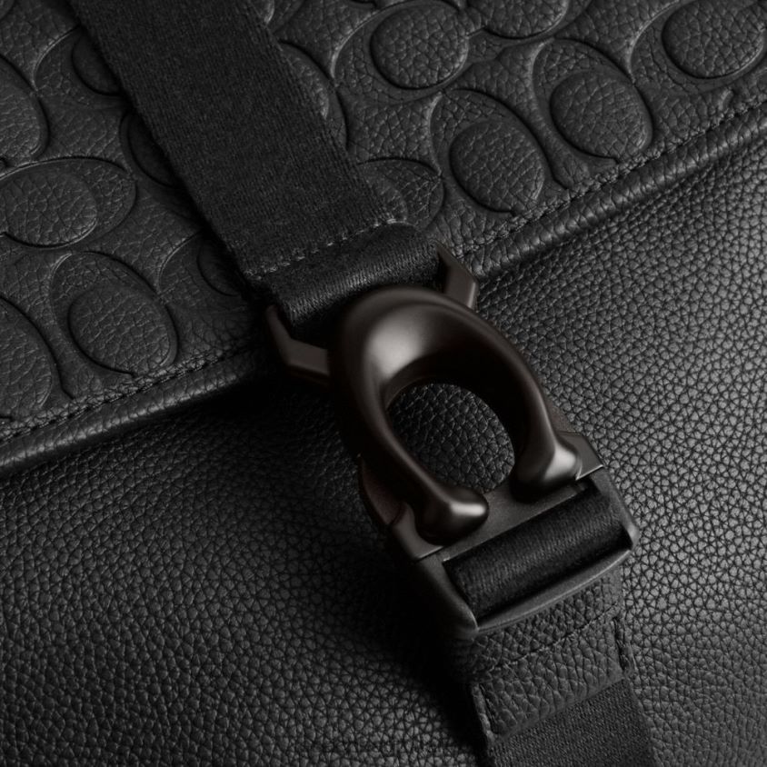 Coach uomini messenger Beck in pelle esclusiva nero FPN0Z8651