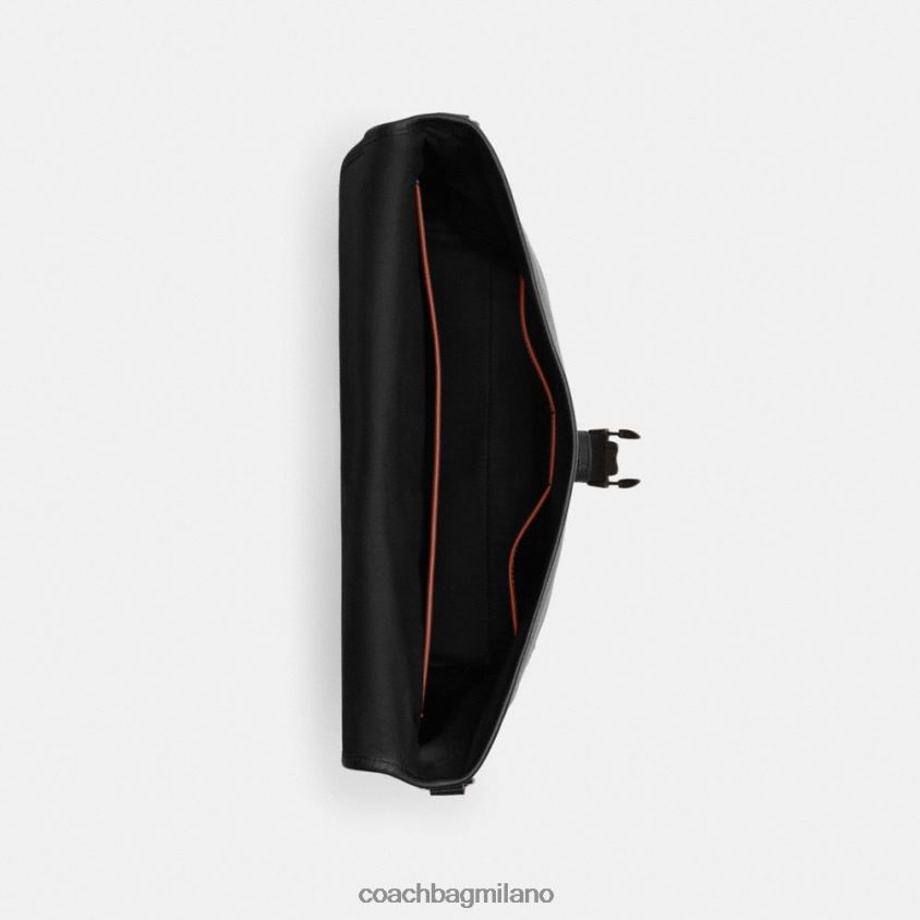 Coach uomini messenger Beck in tela firmata carbone FPN0Z8654
