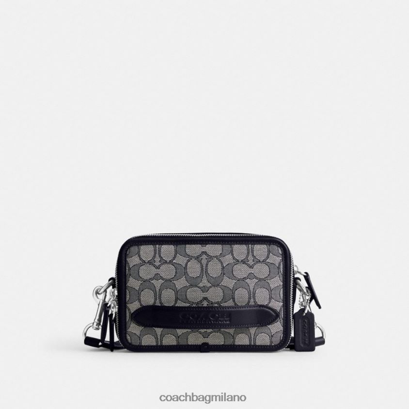 Coach uomini tracolla charter in caratteristico jacquard marina di mezzanotte FPN0Z8667