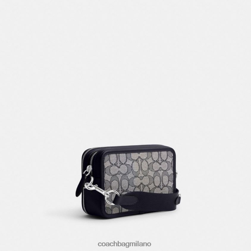 Coach uomini tracolla charter in caratteristico jacquard marina di mezzanotte FPN0Z8667