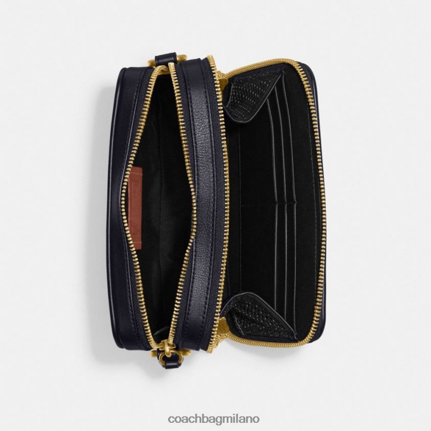 Coach uomini tracolla charter in caratteristico jacquard marina di mezzanotte FPN0Z8667