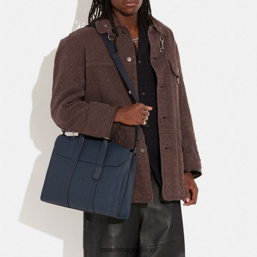 Coach uomini Portafoglio Gotham in pelle esclusiva denim FPN0Z8623