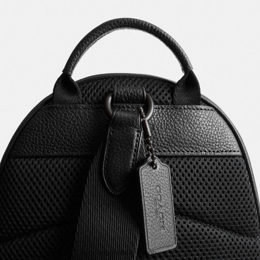 Coach uomini pacchetto charter in pelle esclusiva nero FPN0Z8690