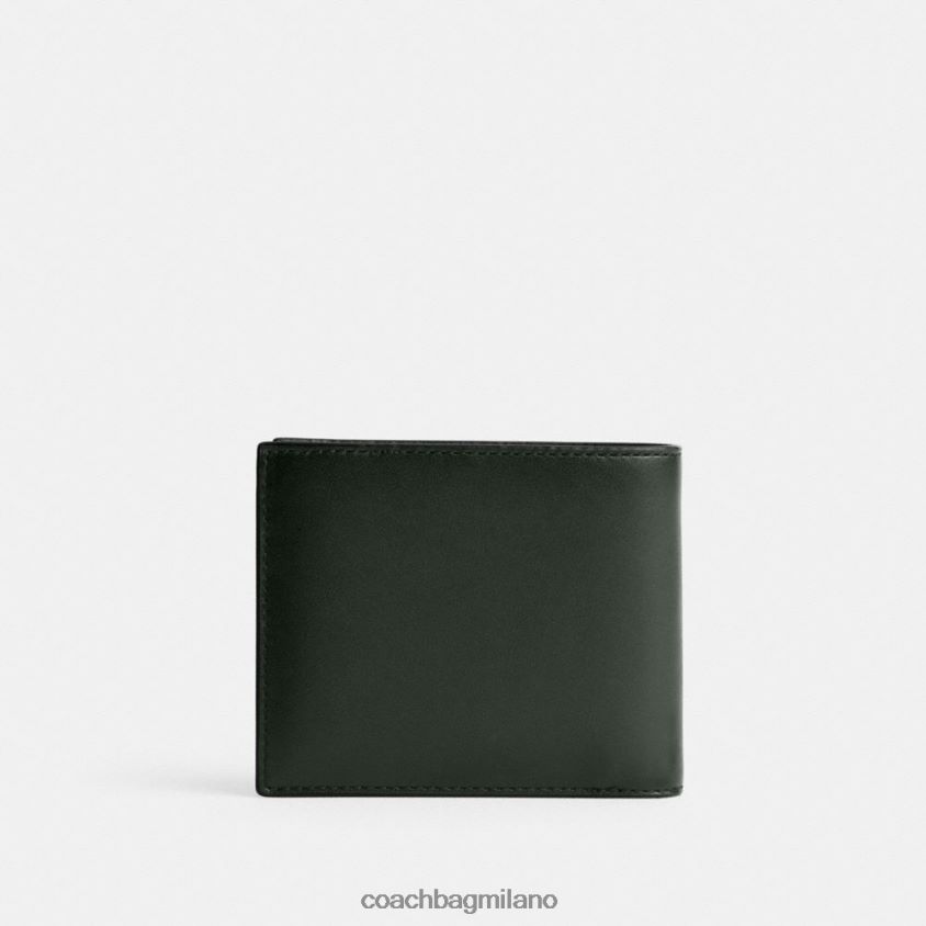 Coach uomini Portafoglio 3 in 1 verde amazzonico FPN0Z8706