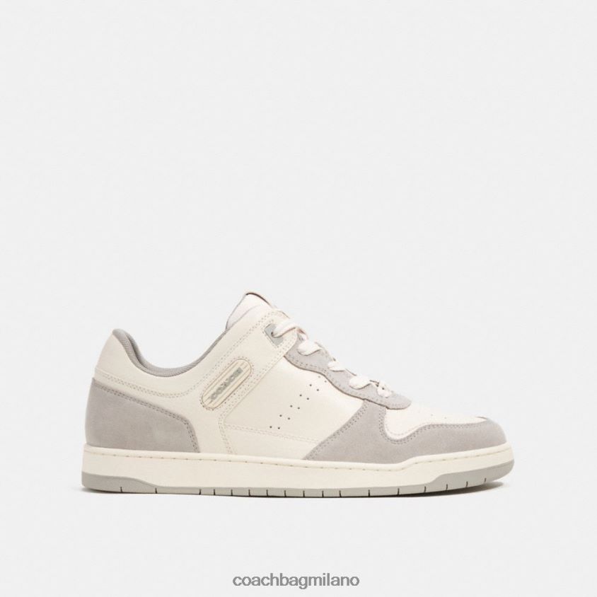 Coach uomini scarpa da ginnastica c201 gesso/tortora FPN0Z8740
