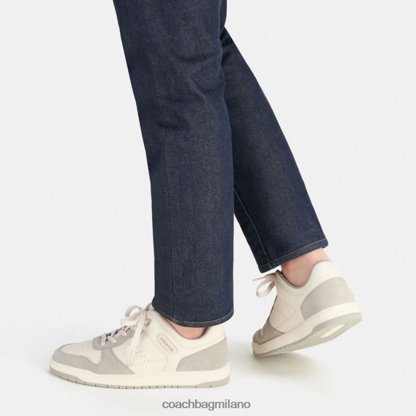 Coach uomini scarpa da ginnastica c201 gesso/tortora FPN0Z8740
