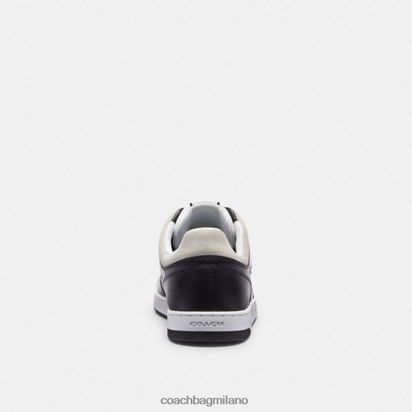 Coach uomini scarpa da ginnastica c201 nero/grigio chiaro FPN0Z8736