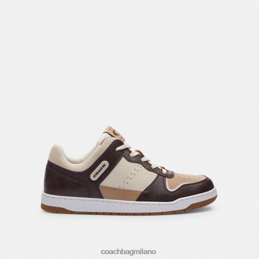 Coach uomini scarpa da ginnastica c201 sangue di bue/tortora FPN0Z8735