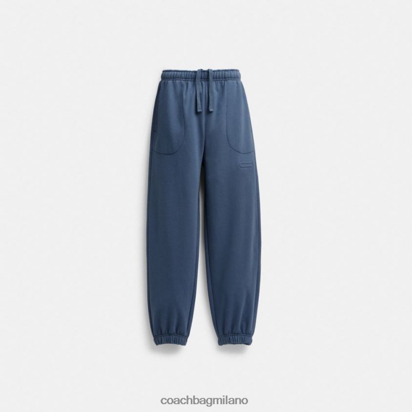 Coach uomini jogger solidi essenziali blu. FPN0Z8783
