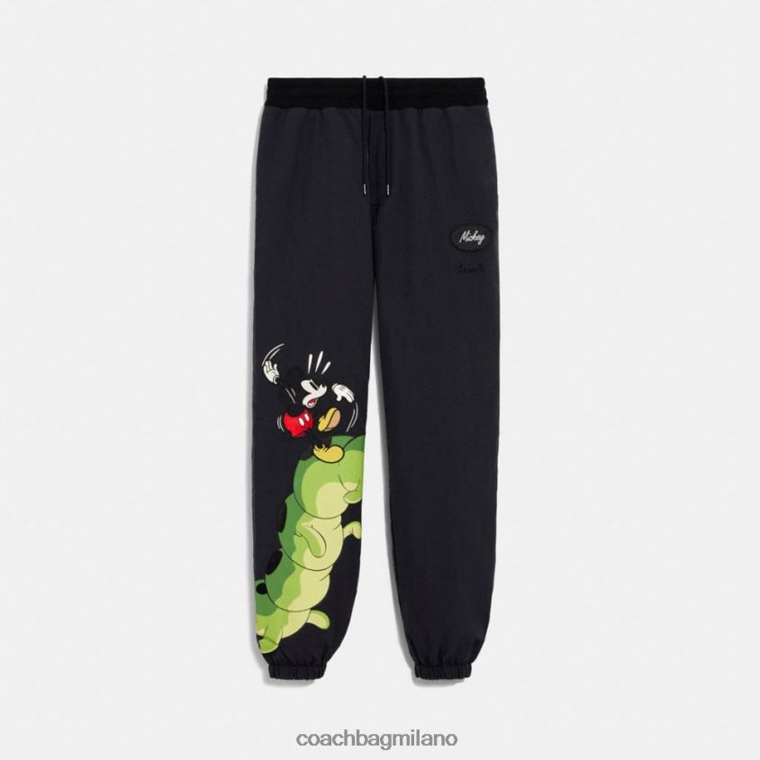 Coach uomini Pantaloni della tuta Disney x Coach nero multiplo. FPN0Z8790