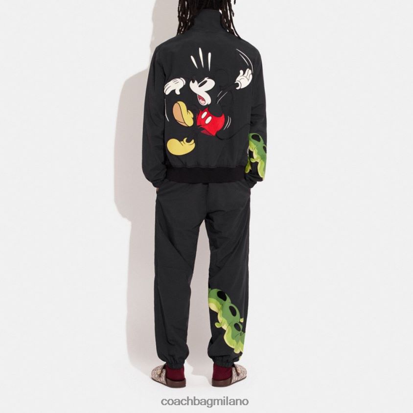Coach uomini Pantaloni della tuta Disney x Coach nero multiplo. FPN0Z8790