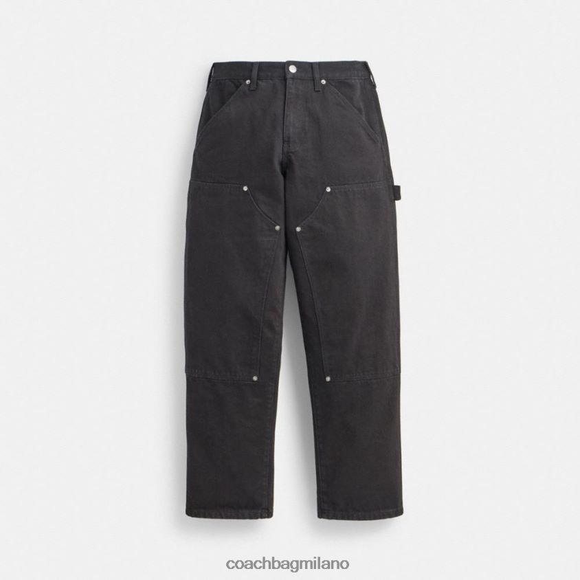 Coach uomini jeans affusolati nero FPN0Z8788