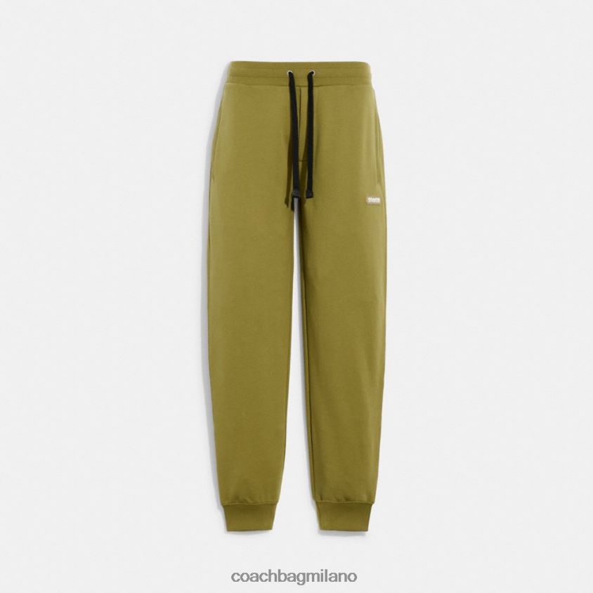 Coach uomini jogger essenziali oliva FPN0Z8791